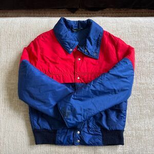 Vintage Unisex 1980s CB SPORTS Jacket M  Skiing/Outdoor ~ Color block Blue & Red